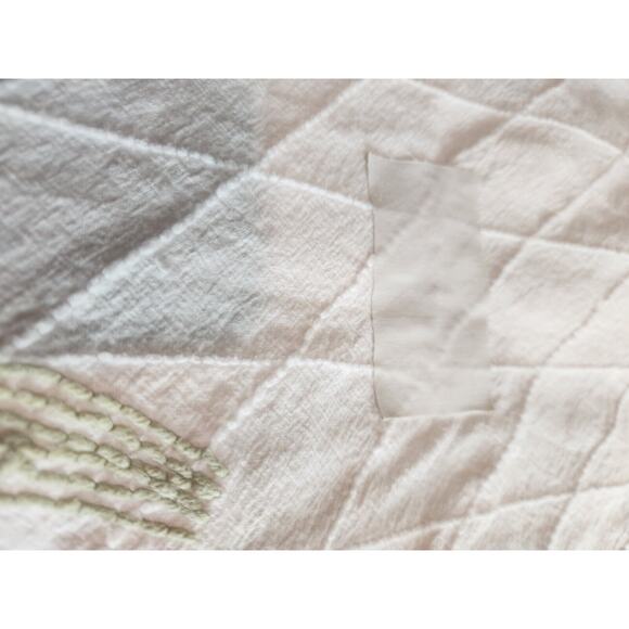 Vintage MCM Chenille Bedspread Coverelet Cottage Farmhouse 112x76 Floral - Picture 10 of 10